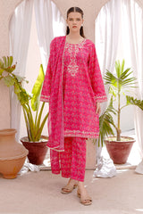 Waniya Stitched 3 Piece Embroidery Lawn Summer Collection'2025-Sarah