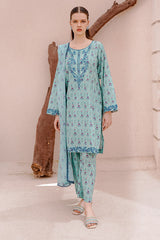 Waniya Stitched 3 Piece Embroidery Lawn Summer Collection'2025-Dante