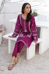 Waniya Stitched 2 Piece Solid Emb Lawn Collection'2025-ROHA
