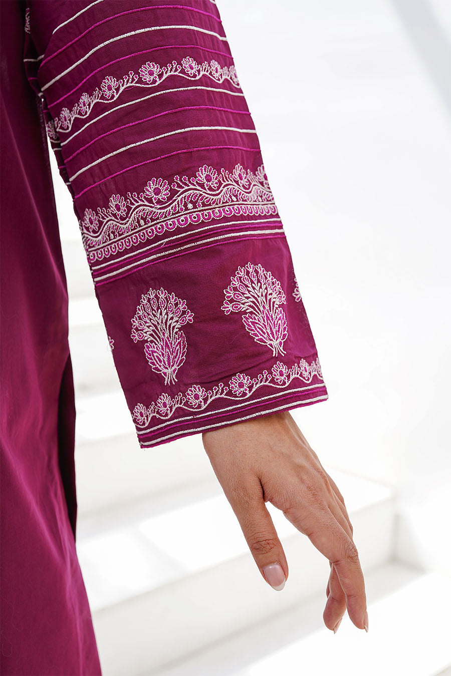 Waniya Stitched 2 Piece Solid Emb Lawn Collection'2025-ROHA