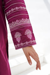 Waniya Stitched 2 Piece Solid Emb Lawn Collection'2025-ROHA