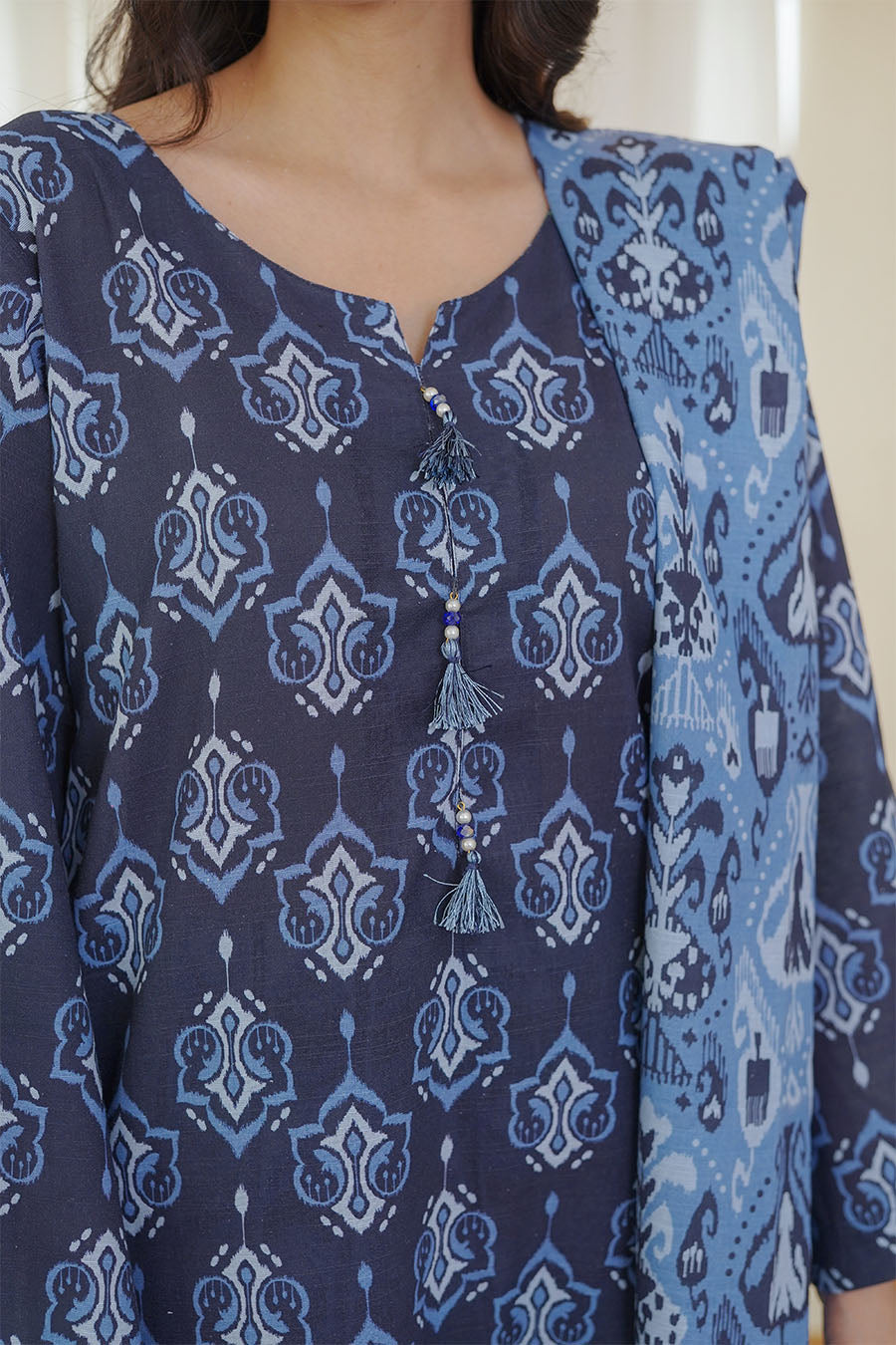 Waniya Stitched 3 Piece Digital Printed Khaddar Winter Collection'2025-SARAH