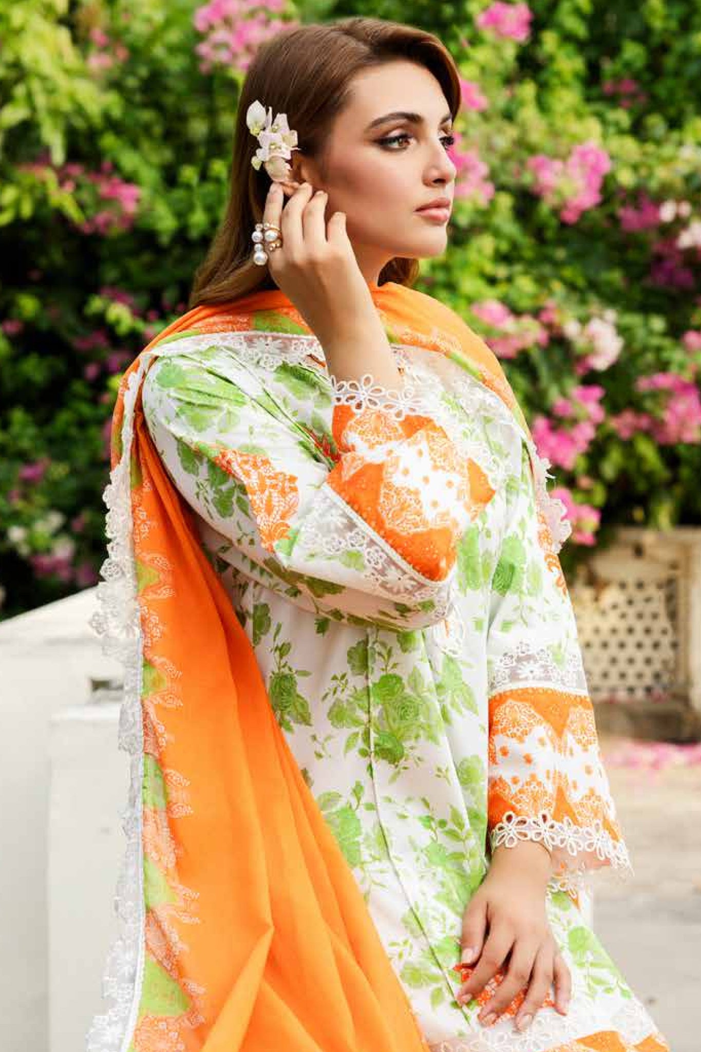 Range By Charizma Unstitched 3 Piece Emb Lawn Vol-03 Collection'2024-CRN4-27