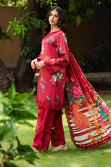 Range By Charizma Unstitched 3 Piece Emb Lawn Vol-03 Collection'2024-CRN4-20