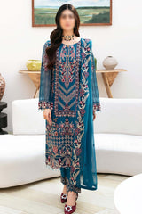 Chevron by Ramsha Unstitched 3 Piece Chiffon Vol-08 Collection'2024-A-811