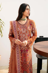 Chevron by Ramsha Unstitched 3 Piece Chiffon Vol-08 Collection'2024-A-810