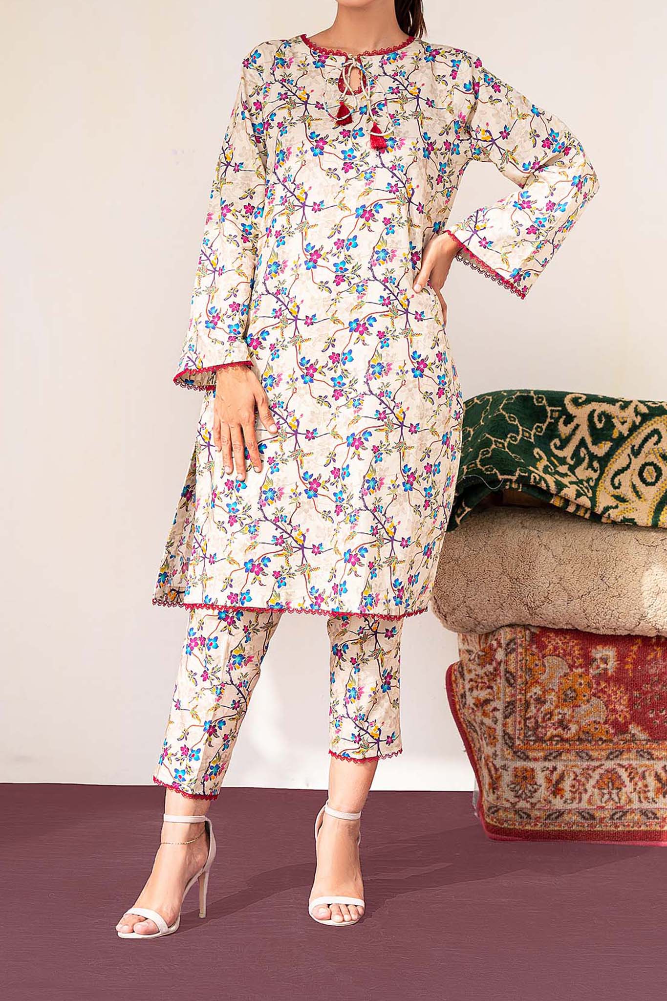 Adaab e Arz by Amna Khadija 2 Piece Womens Wear Pret Collection'2023-AAK-03