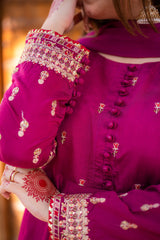 Omal By Komal Stitched 3 Piece Summer Collection'2025-Zeenia - 3 pc