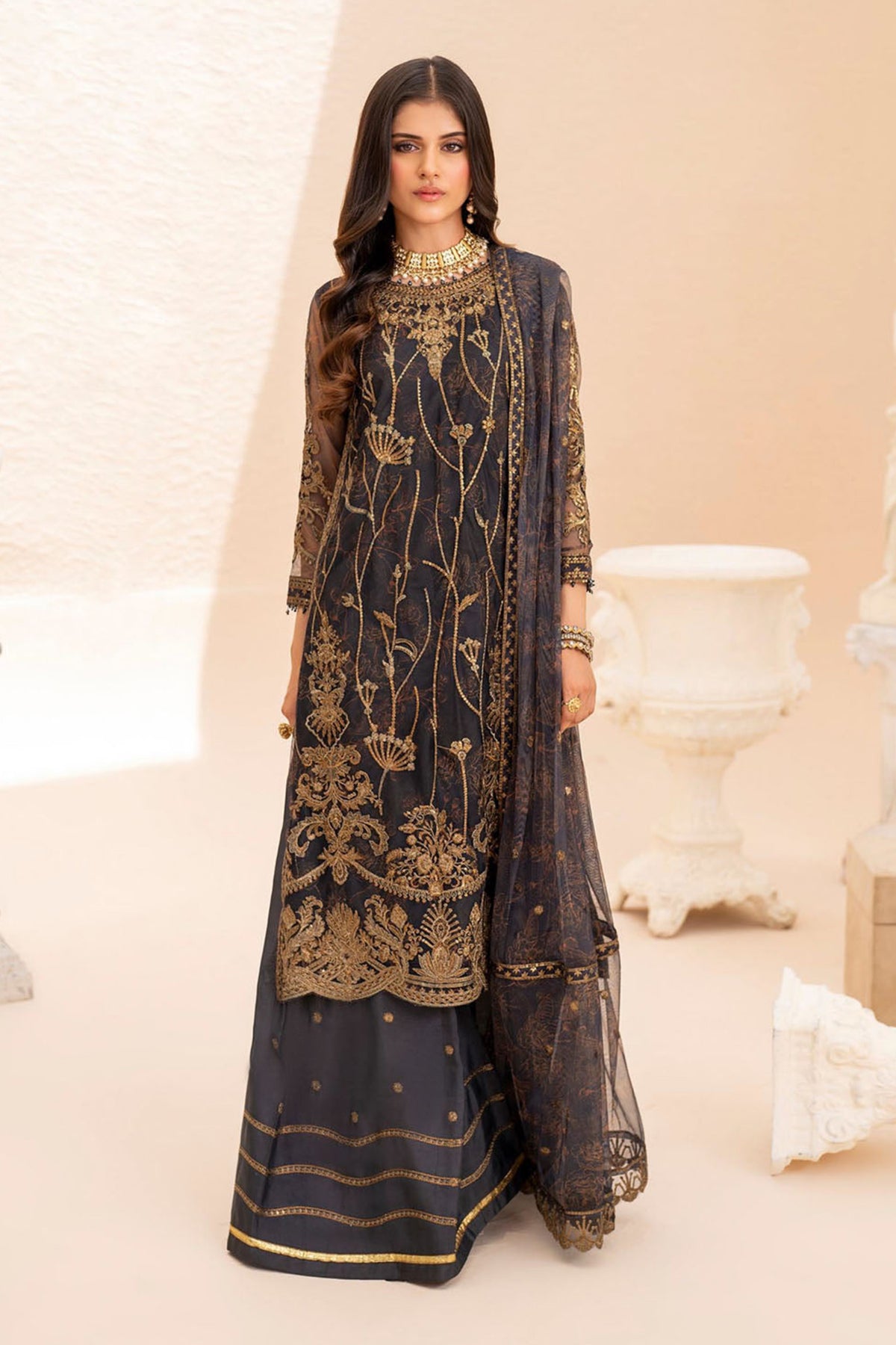 Maheer By Zarif Unstitched 3 Piece Festive Formals Collection'2024-ZMU-05-Selene