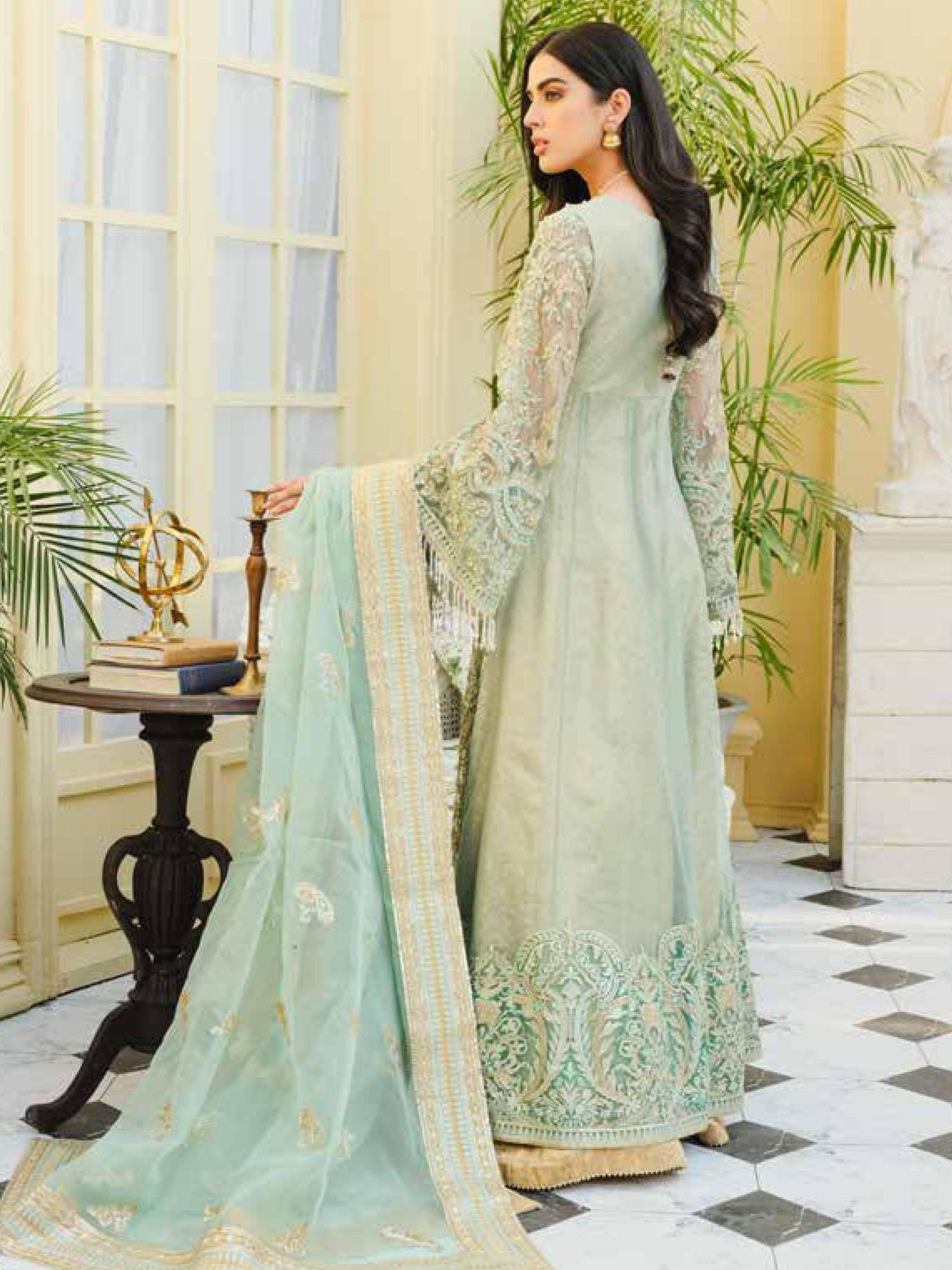 Maryum N Maria Unstitched 3 Piece Luxury Collection'2022-MFG-0022