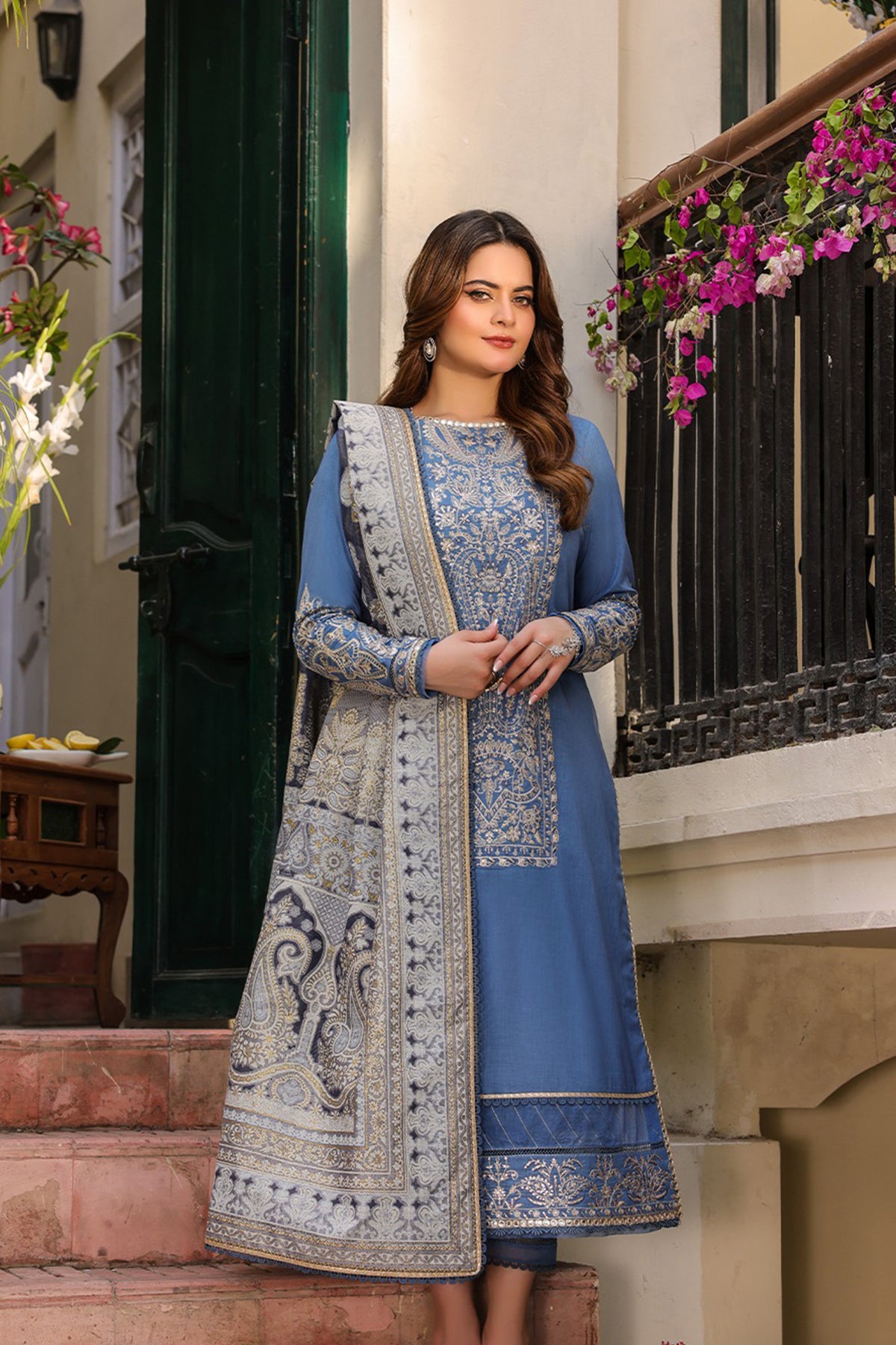 Zarq Barq by Asim Jofa Unstitched 3 Piece Eid Lawn Collection'2023-AJZB-13