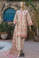 Bin Saeed Stitched 3 Piece Printed Lawn Collection'2022-F-009-Skin