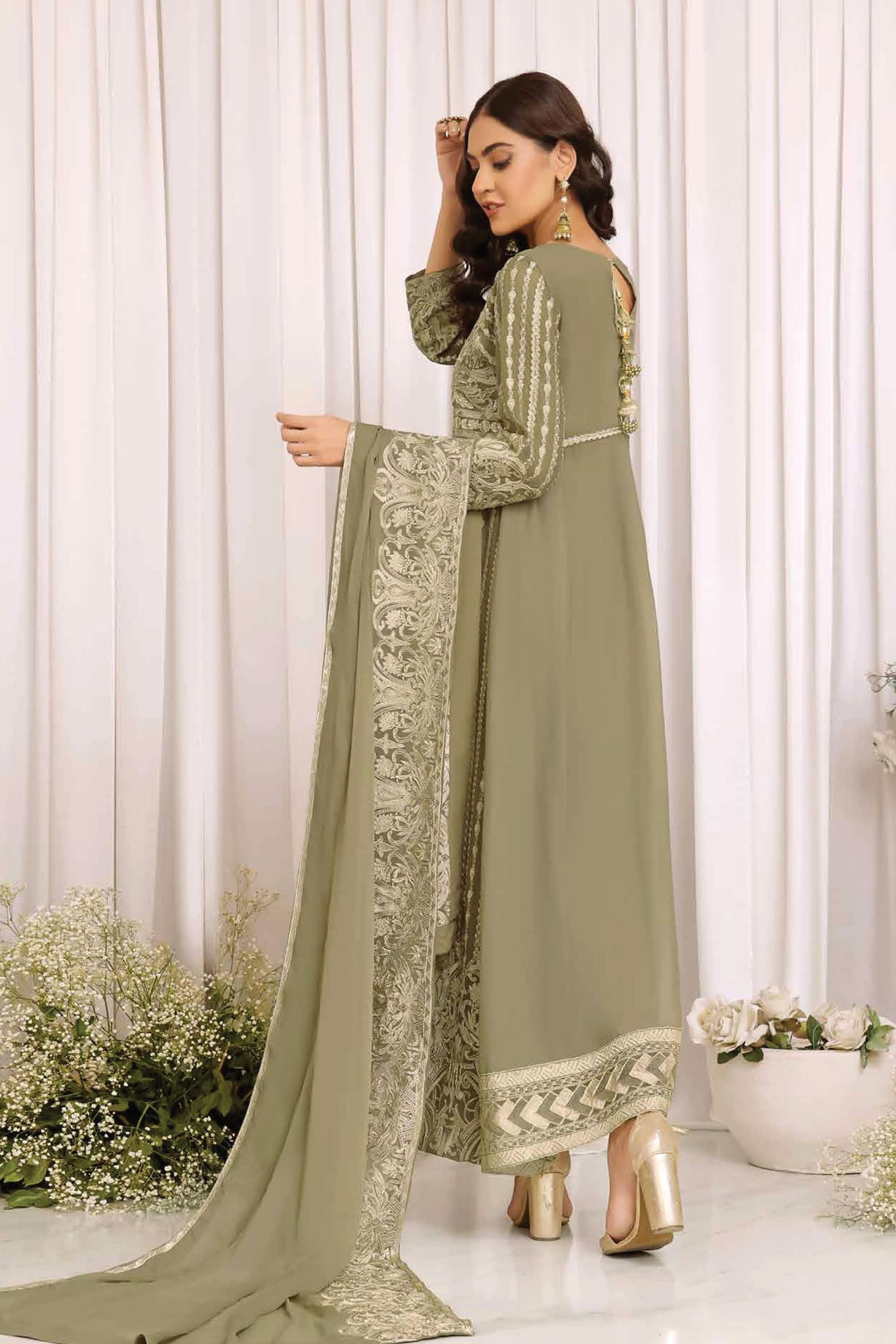 Janaan by Soghat Unstitched 3 Piece Luxury Chiffon Collection'2023-JS-01