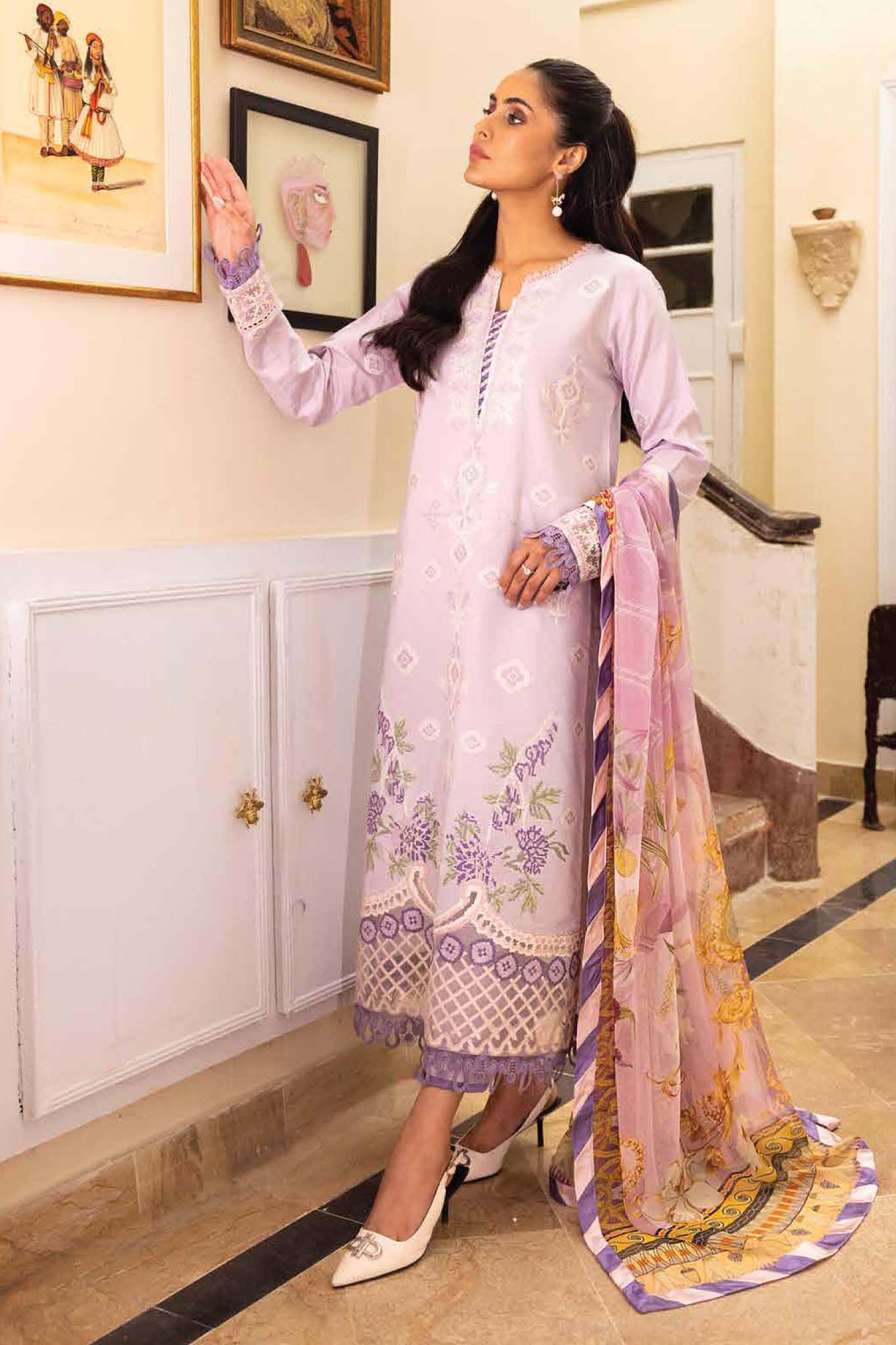 Roheenaz Unstitched 3 Piece Spring Summer Lawn Collection'2023-RNZ-02-A-Natalia