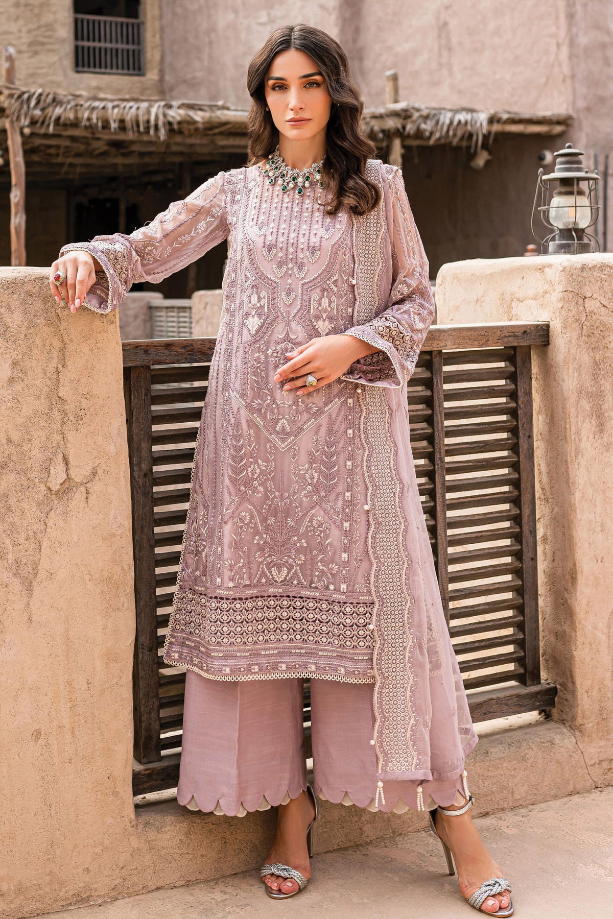Gulaal Unstitched 3 Piece Embroidered Chiffon Collection'2022-02-Malaikah