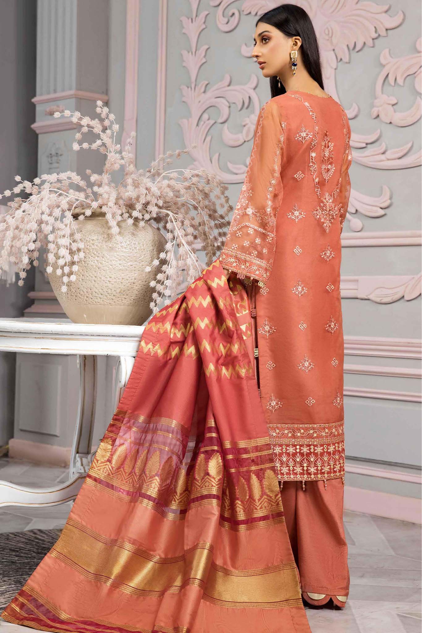 Vasl e Meeras by Alizeh Unstitched 3 Piece Luxury Formal Collection'2022-02-Naranj