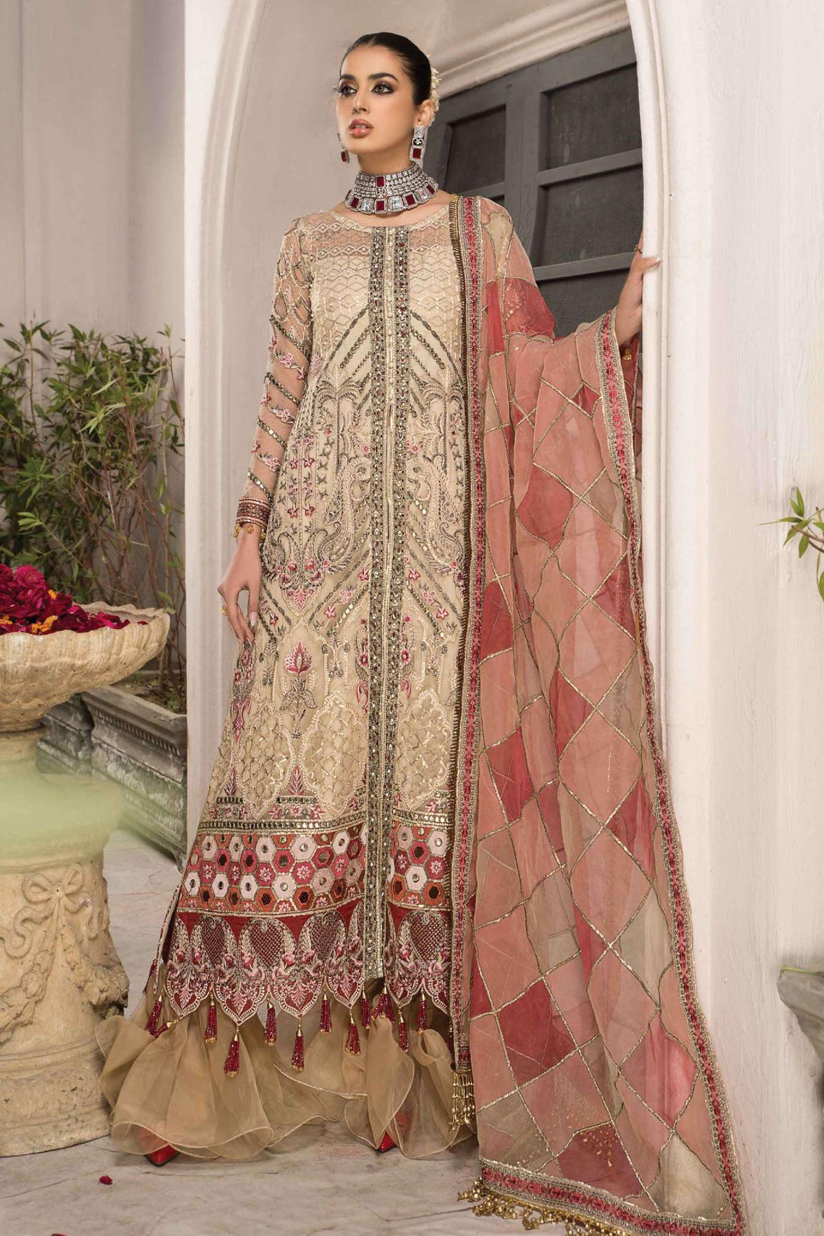 Naubahar by Maryam's Unstitched 3 Piece Luxury Vol-01 Collection'2022-NM-06