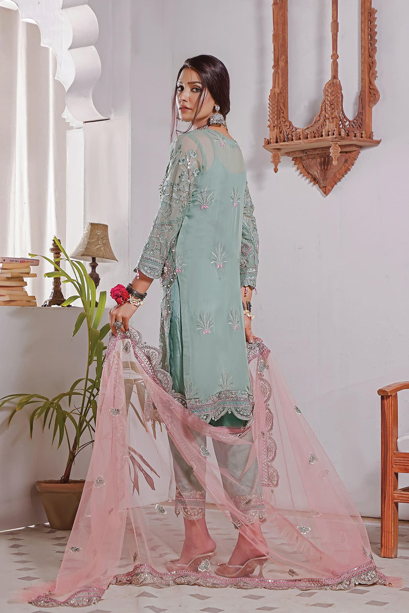Azal by Soghat Unstitched 3 Piece Luxury Chiffon Collection'2022-D-02