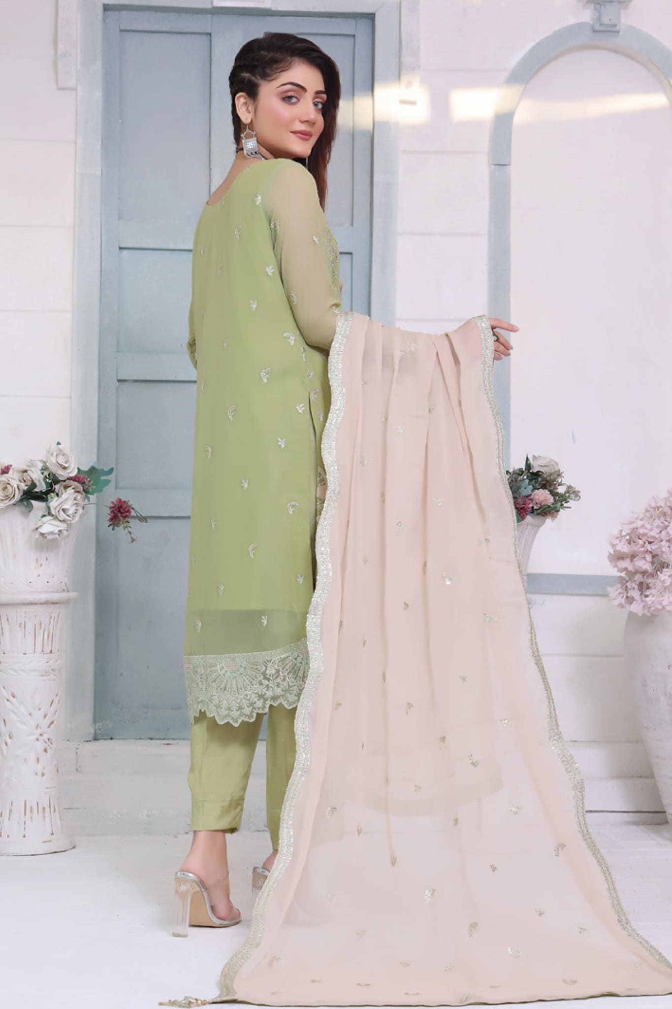 Libaas e Khas by Soghat Unstitched 3 Piece Luxury Chiffon Collection'2022-LK-02