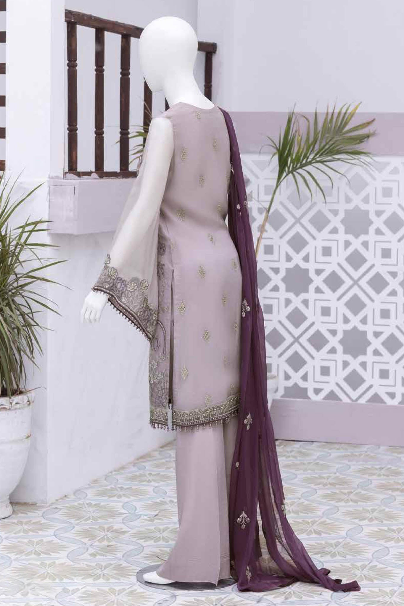 Nafeesah by Flossie Unstitched 3 Piece Embroidered Chiffon Vol-07 Collection'2022-NF-02