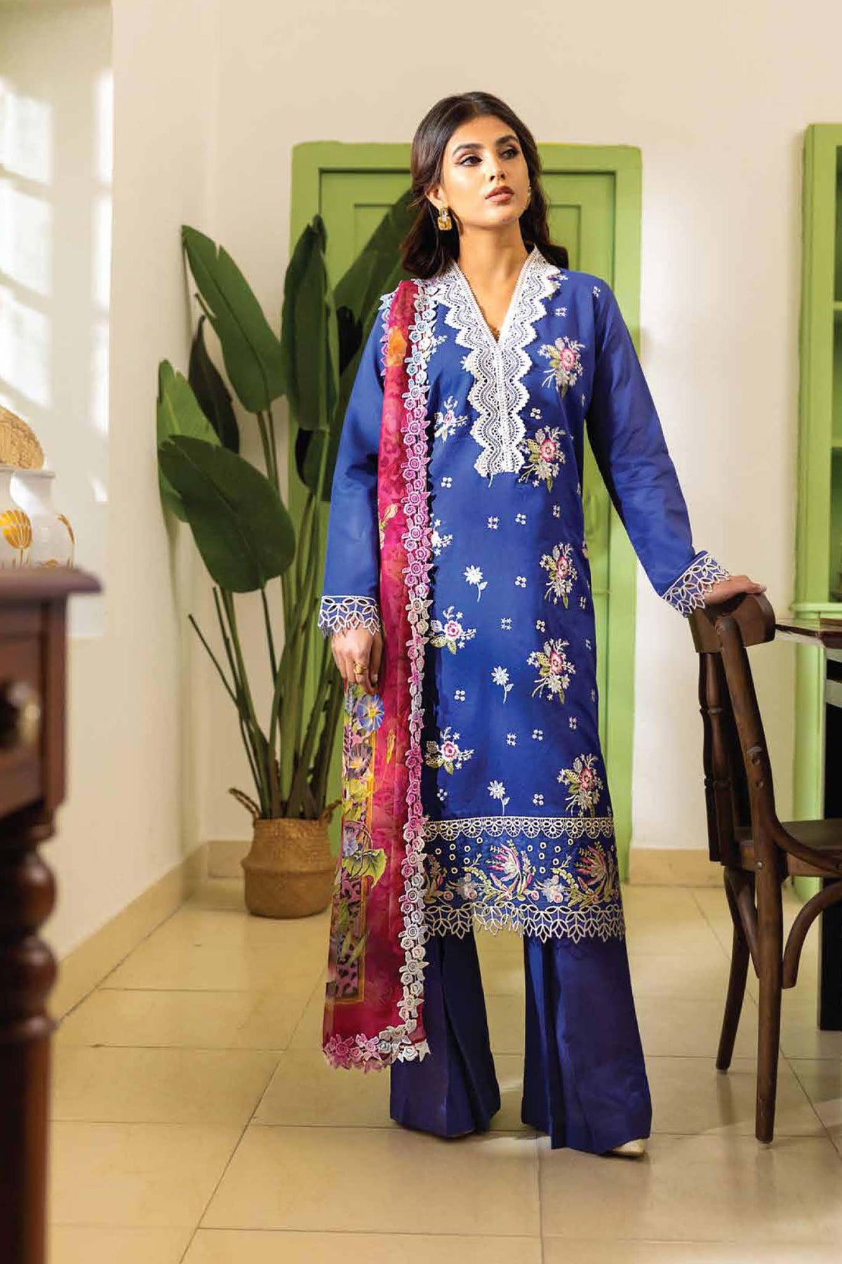 Roheenaz Unstitched 3 Piece Spring Summer Lawn Collection'2023-RNZ-03-A-Sonya