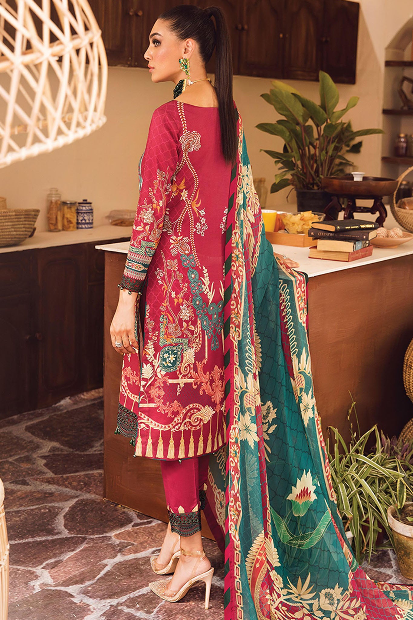 Gulaal Unstitched 3 Piece Festive Lawn Vol-02 Collection'2022-03-Daria