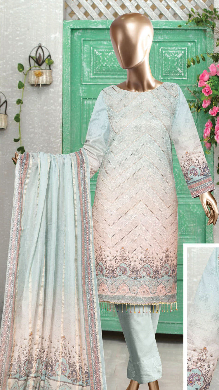 Malva Unstitched 3 Piece Tilla Chikankari Lawn Collection'2022-MC-03