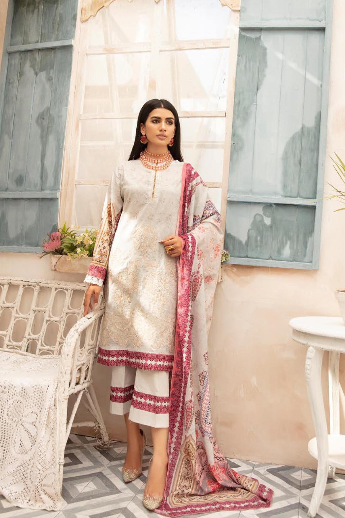 Johra by Jihan Unstitched Digital Printed Lawn Collection'2022-JH-03