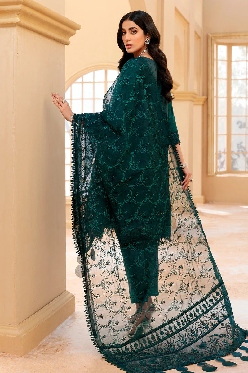 Farasha Unstitched 3 Piece Eid Festive Lawn Vol-01 Collection'2022-04-Moonstone