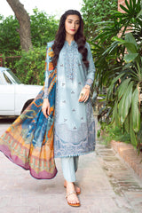 Iris by Jazmin Unstitched 3 Piece Embroidered Lawn Collection'2023-04-Romy