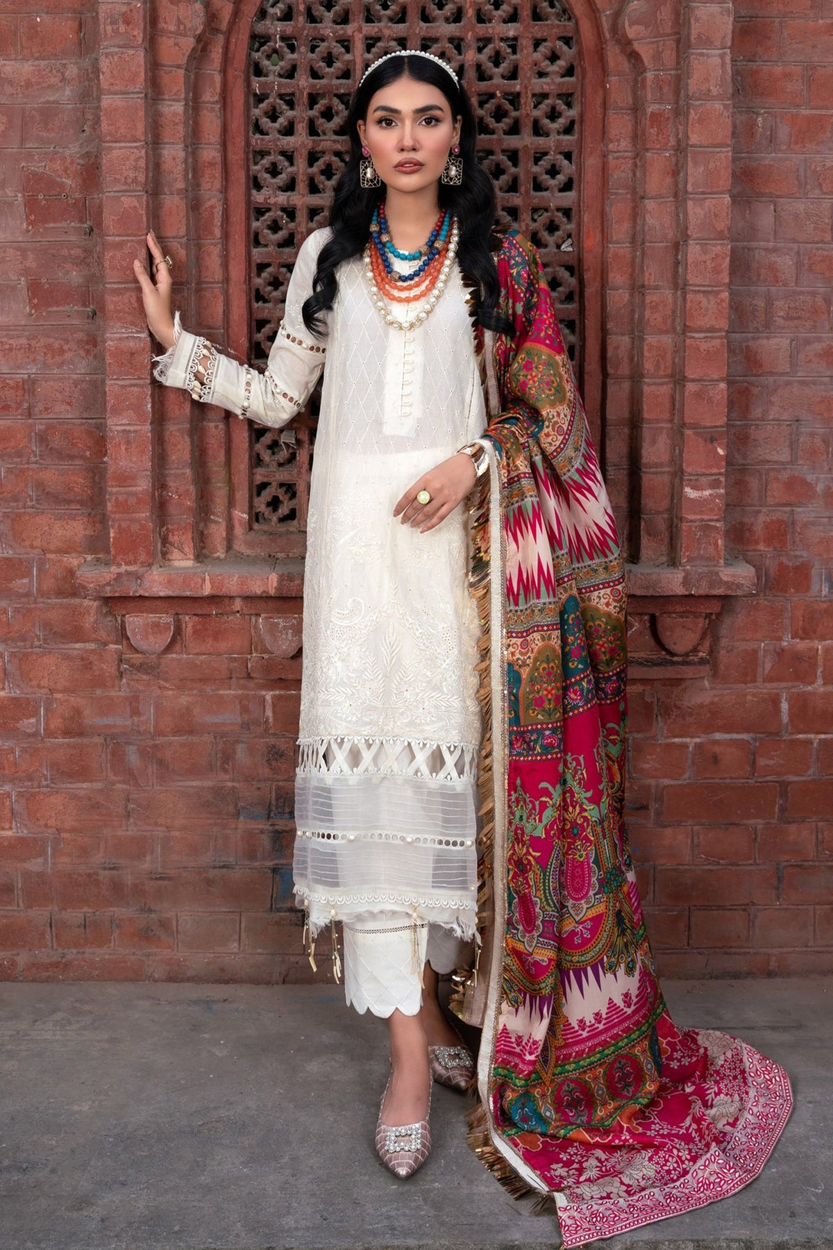 Koh e Noor by Mausummery Unstitched 3 Piece Lawn Collection'2022-04-Taj