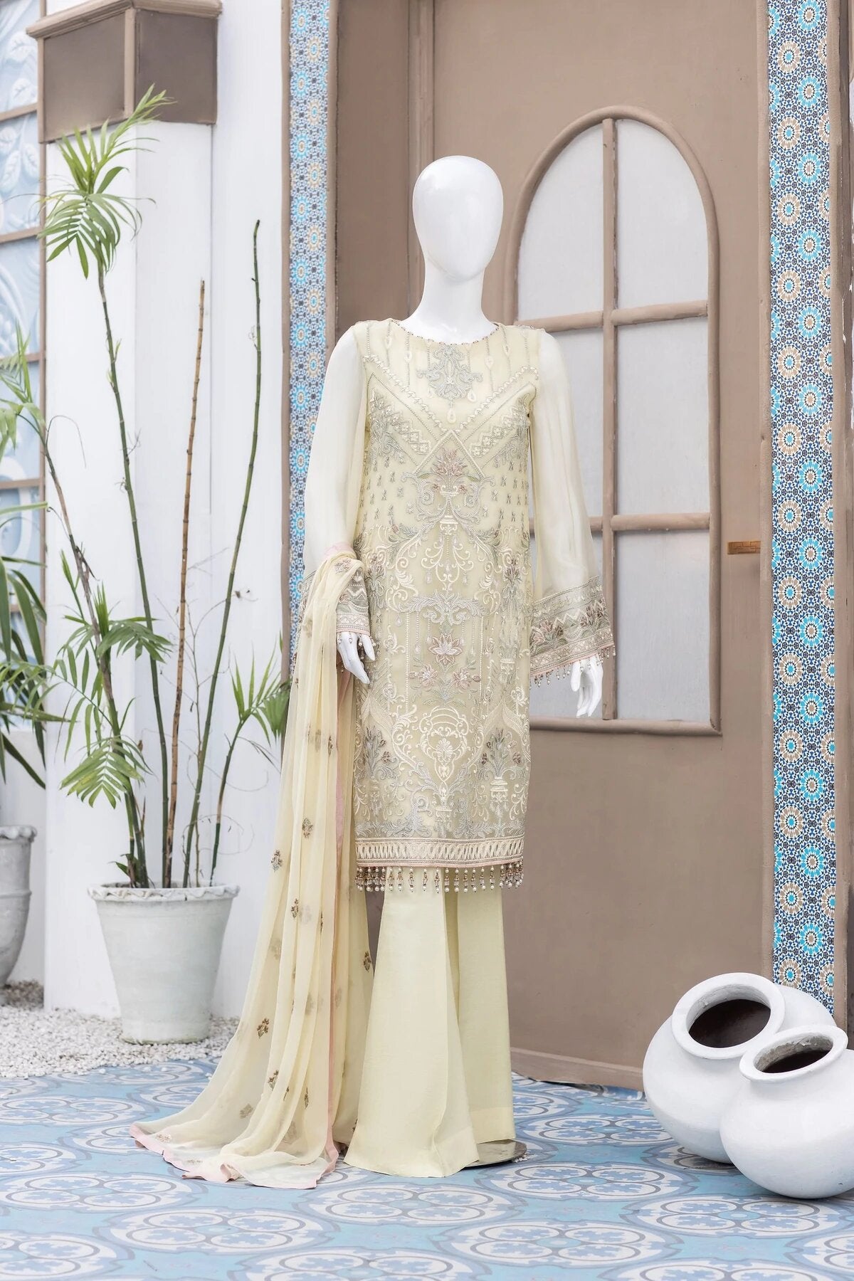 Nafeesah by Flossie Unstitched 3 Piece Chiffon Vol-06 Collection'2022-NFC-04