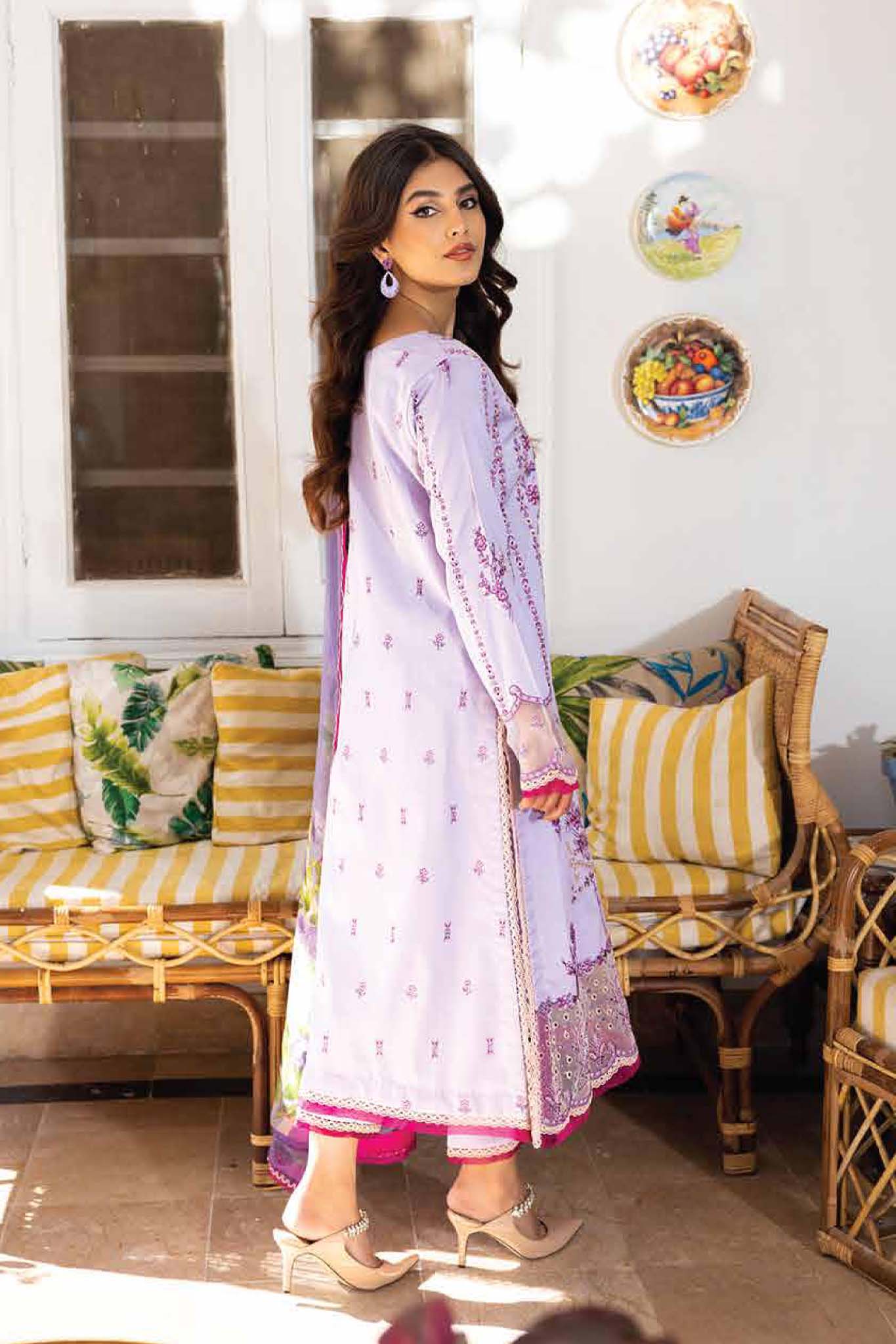 Roheenaz Unstitched 3 Piece Spring Summer Lawn Collection'2023-RNZ-05-A-Pernian