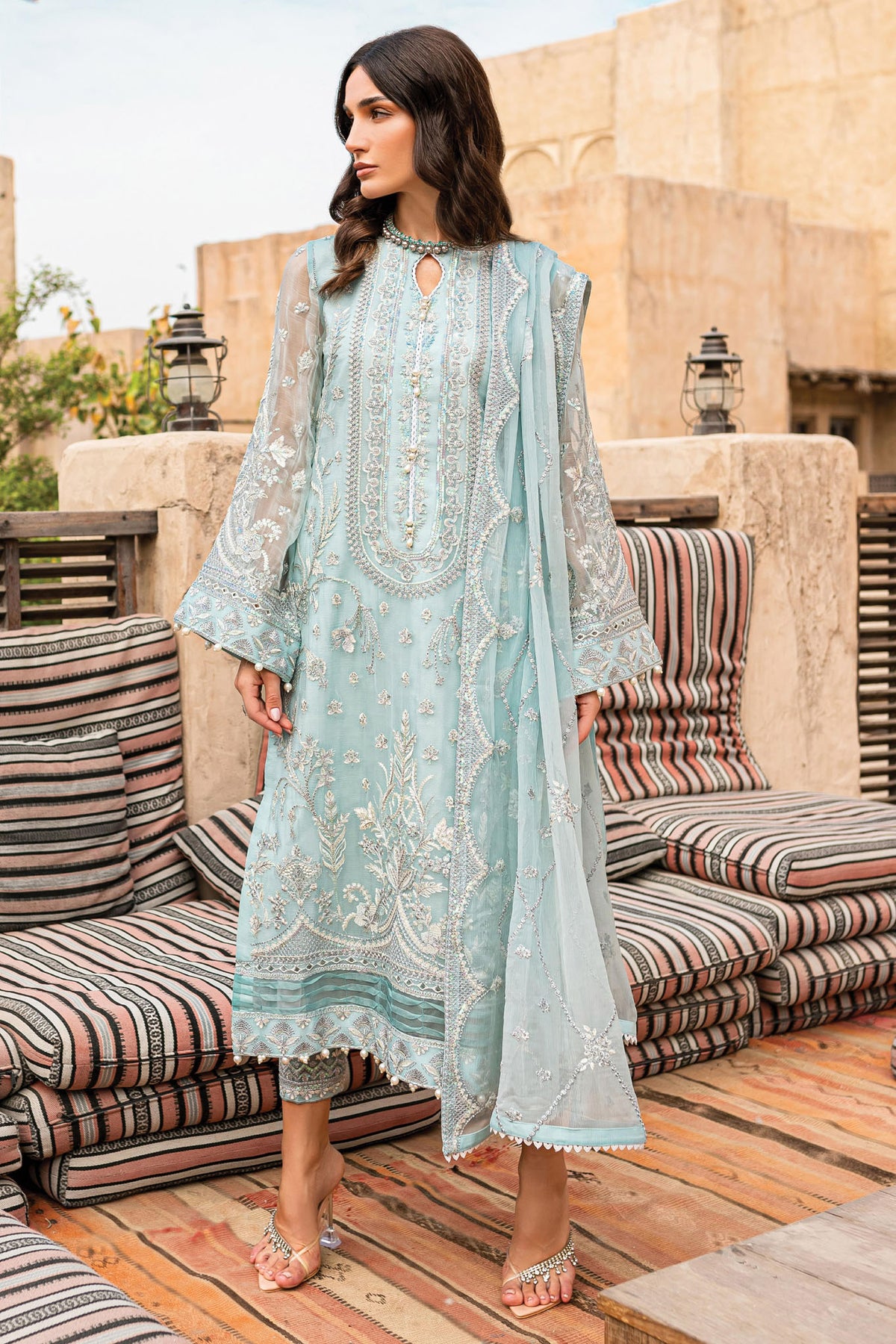 Gulaal Unstitched 3 Piece Embroidered Chiffon Collection'2022-05-Asmarah