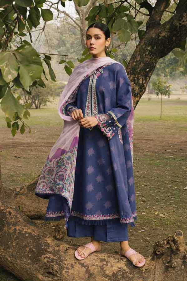 Coco by Zara Shahjahan Unstitched 3 Piece Spring Summer Lawn Collection'2022-D-05-B