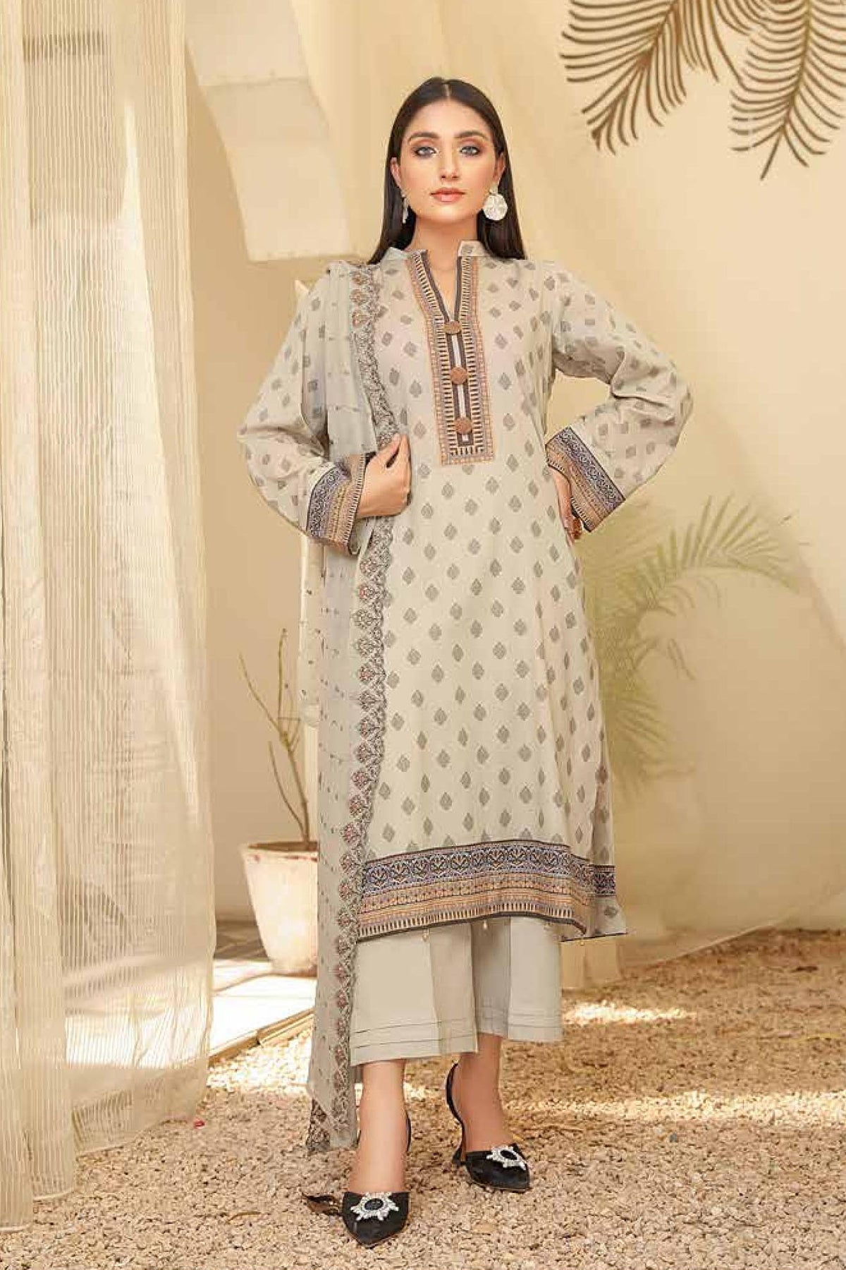 Rangoli by Sanam Saeed Unstitched 3 Piece Lawn Collection'2022-RSS-05