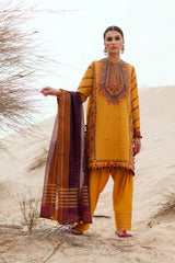 Zaha Unstitched 3 Piece Embroidered Lawn Collection'2022-ZL22-05-B-Souzan
