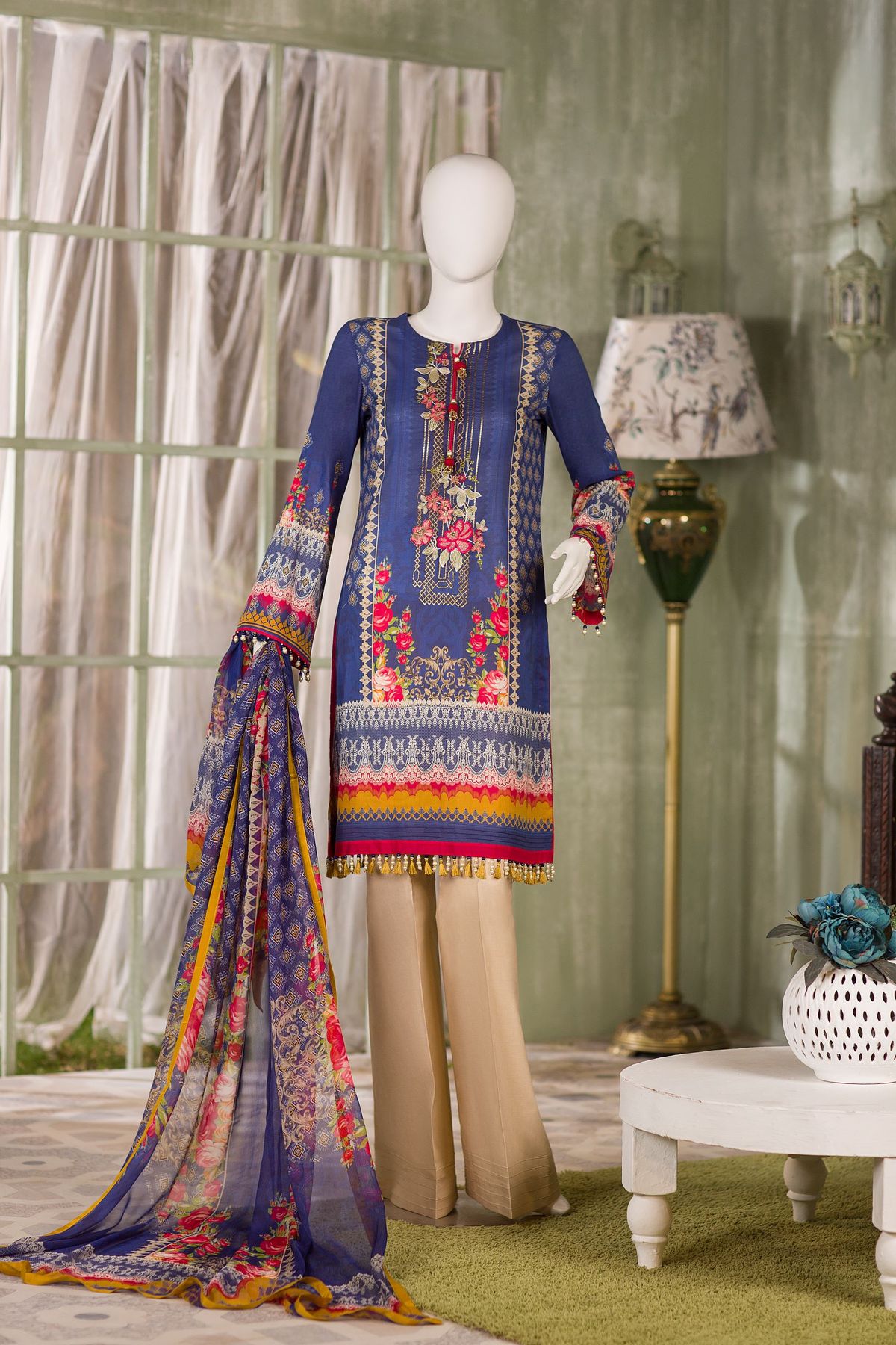 Nafeesah by Flossie Unstitched 3 Piece Lawn Vol-02 Collection’2021-NL-06