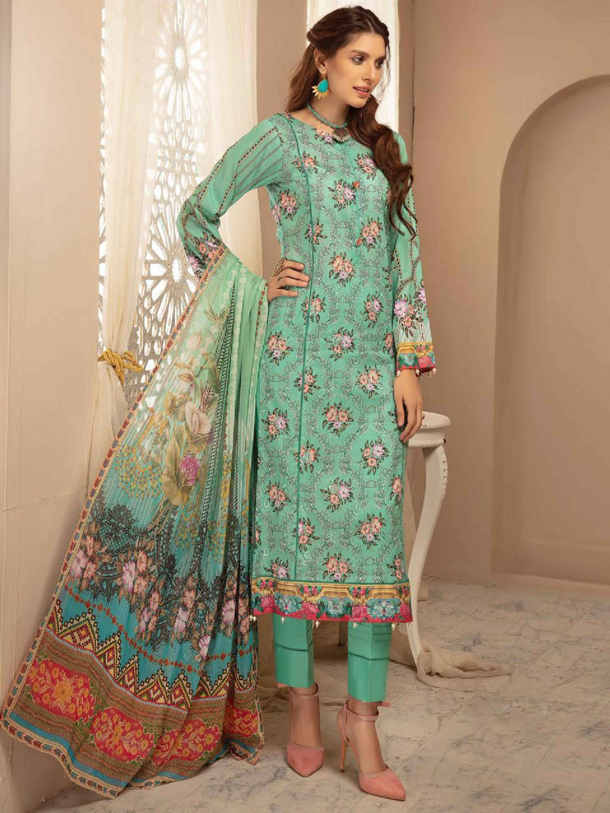 Naqash by Sophia Unstitched 3 Piece Lawn Vol-06 Collection'2021-NSL-06