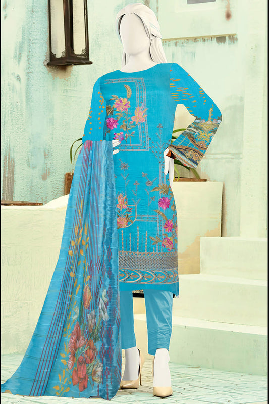 Arzoo by Javed Arts Unstitched 3 Piece Digital Printed Viscose Collection'2022-D-06