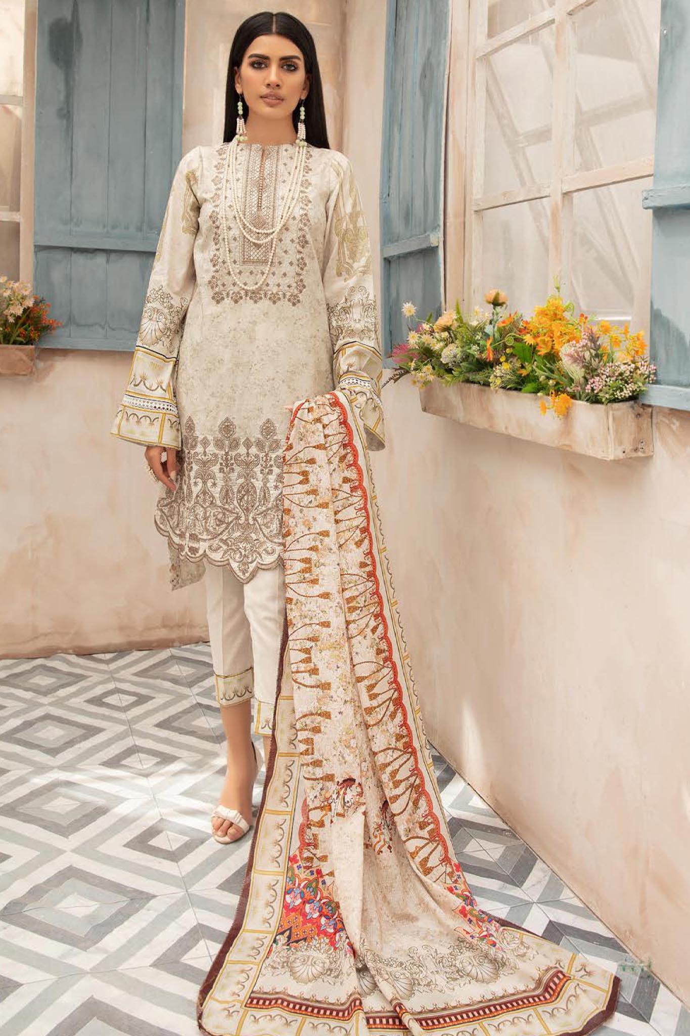 Johra by Jihan Unstitched Digital Printed Lawn Collection'2022-JH-06