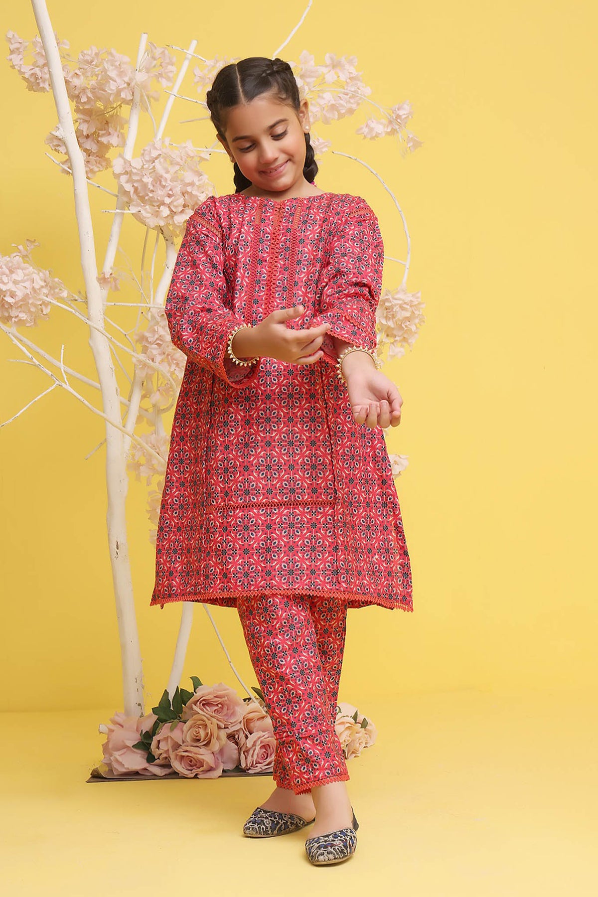 Gurya Dolly Darling by Amna khadija Stitched 2 Piece Khaddar Kids Collection'2022-D-06