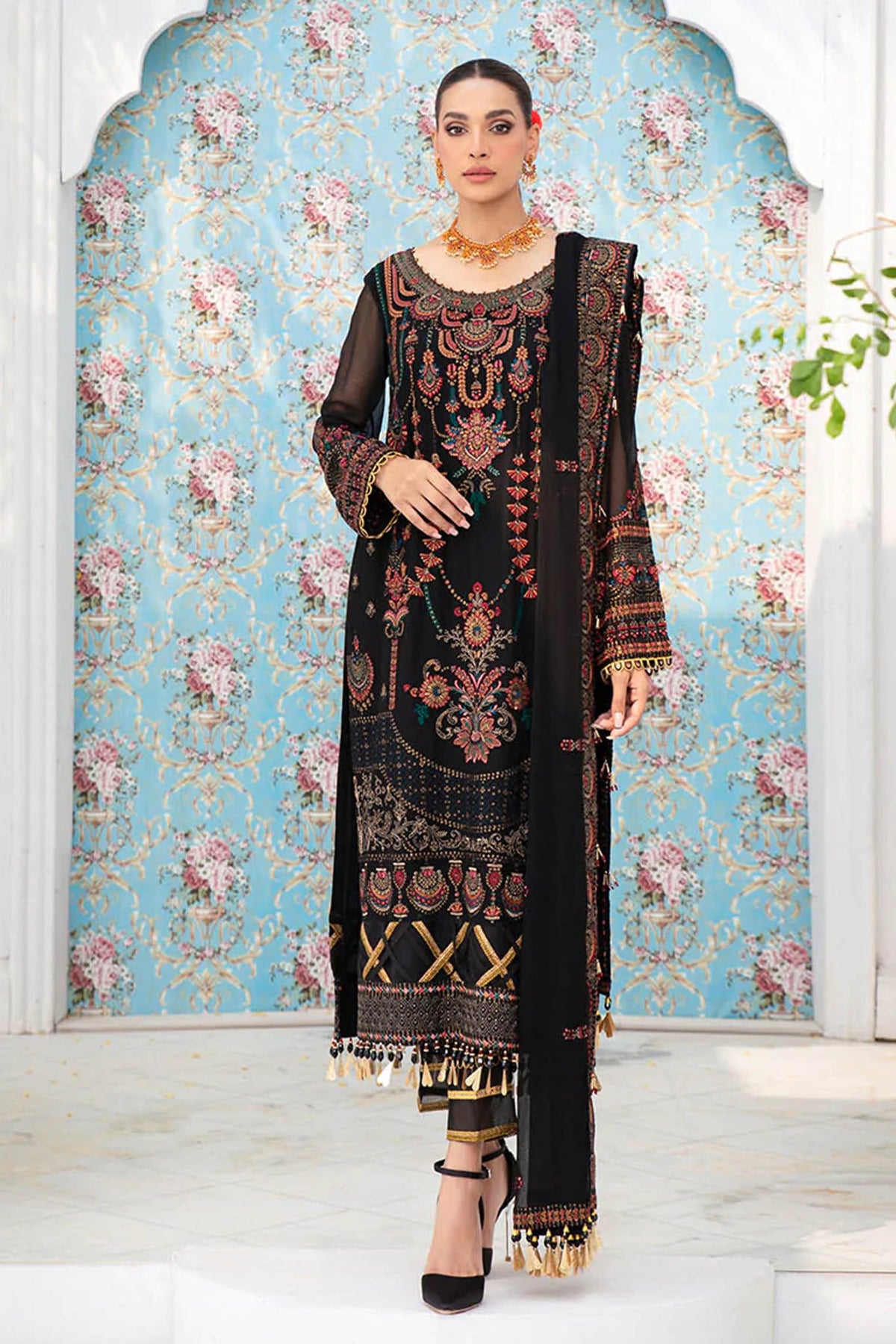 Sayonee by Bunai Unstitched 3 Piece Formal Collection'2022-06-Mayal