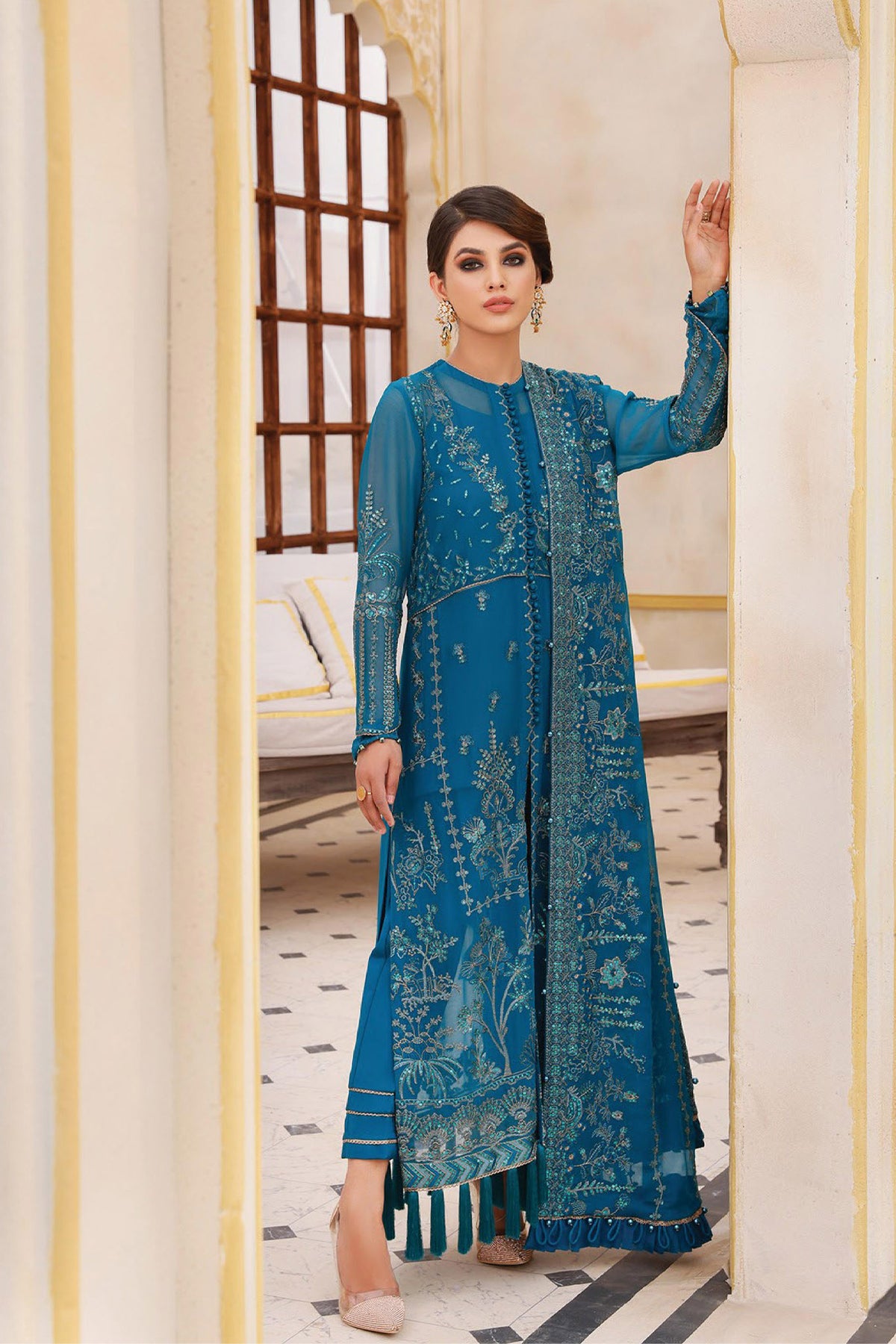 Pareesia by Xenia Unstitched 3 Piece Chiffon Ch-02 Collection'2022-06-Mehr