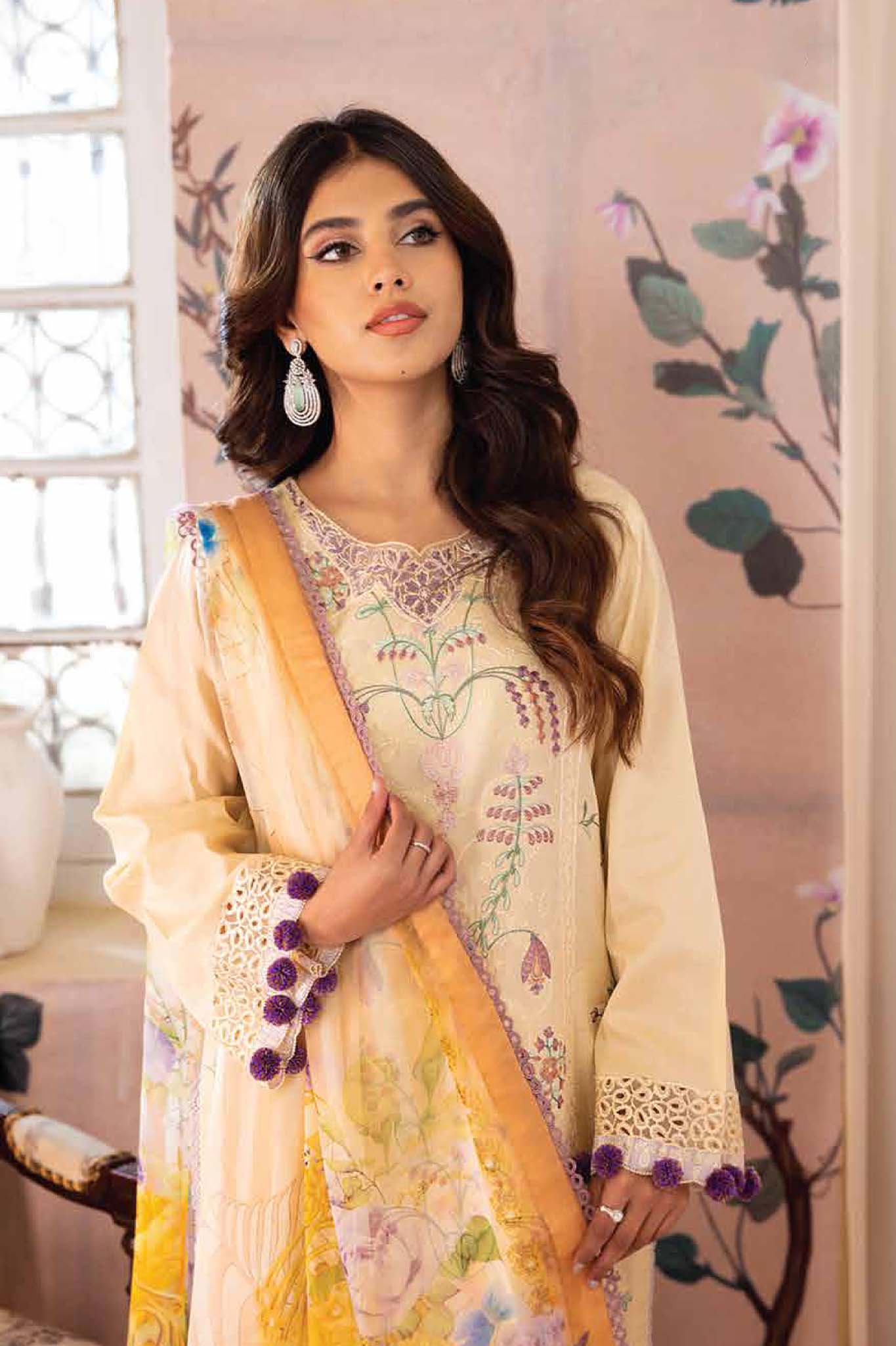 Roheenaz Unstitched 3 Piece Spring Summer Lawn Collection'2023-RNZ-07-B-Shanza