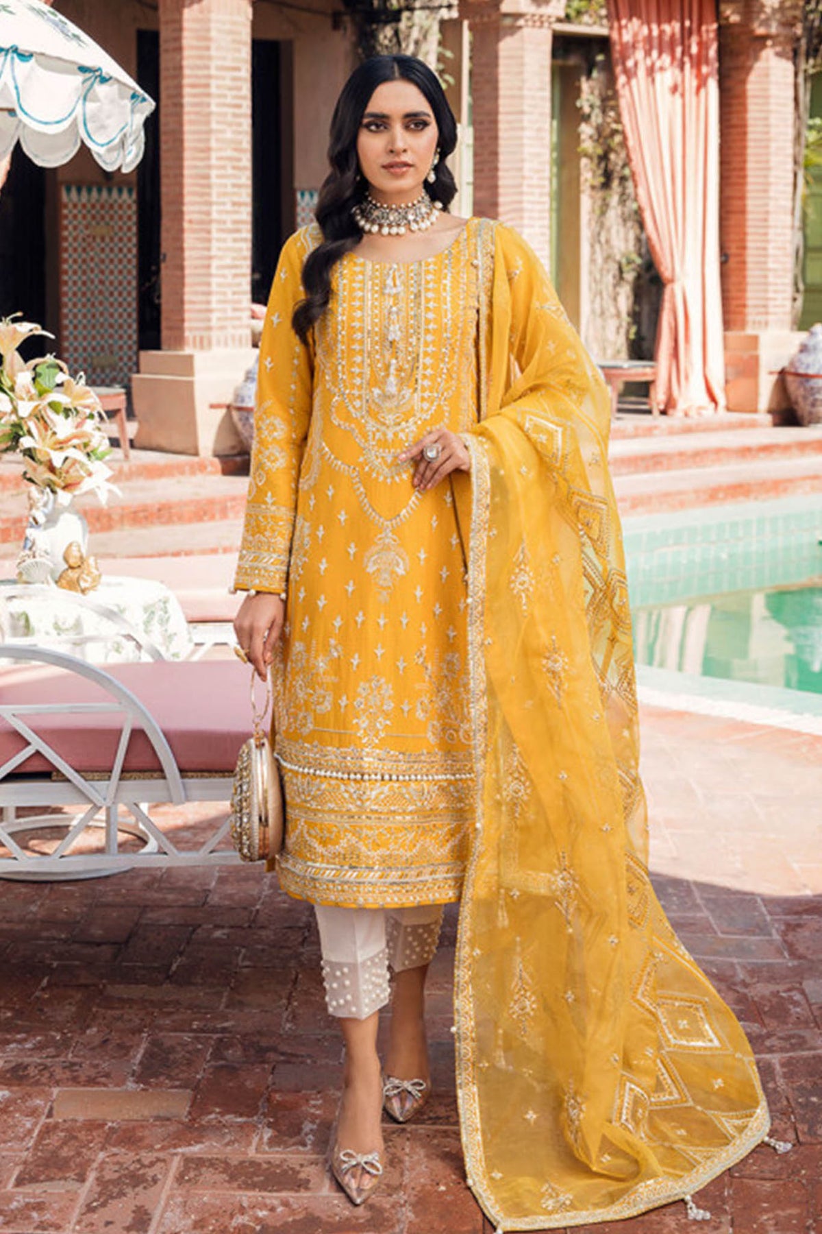 Gulaal Unstitched 3 Piece Luxury Lawn Collection'2022-07-Mahtab