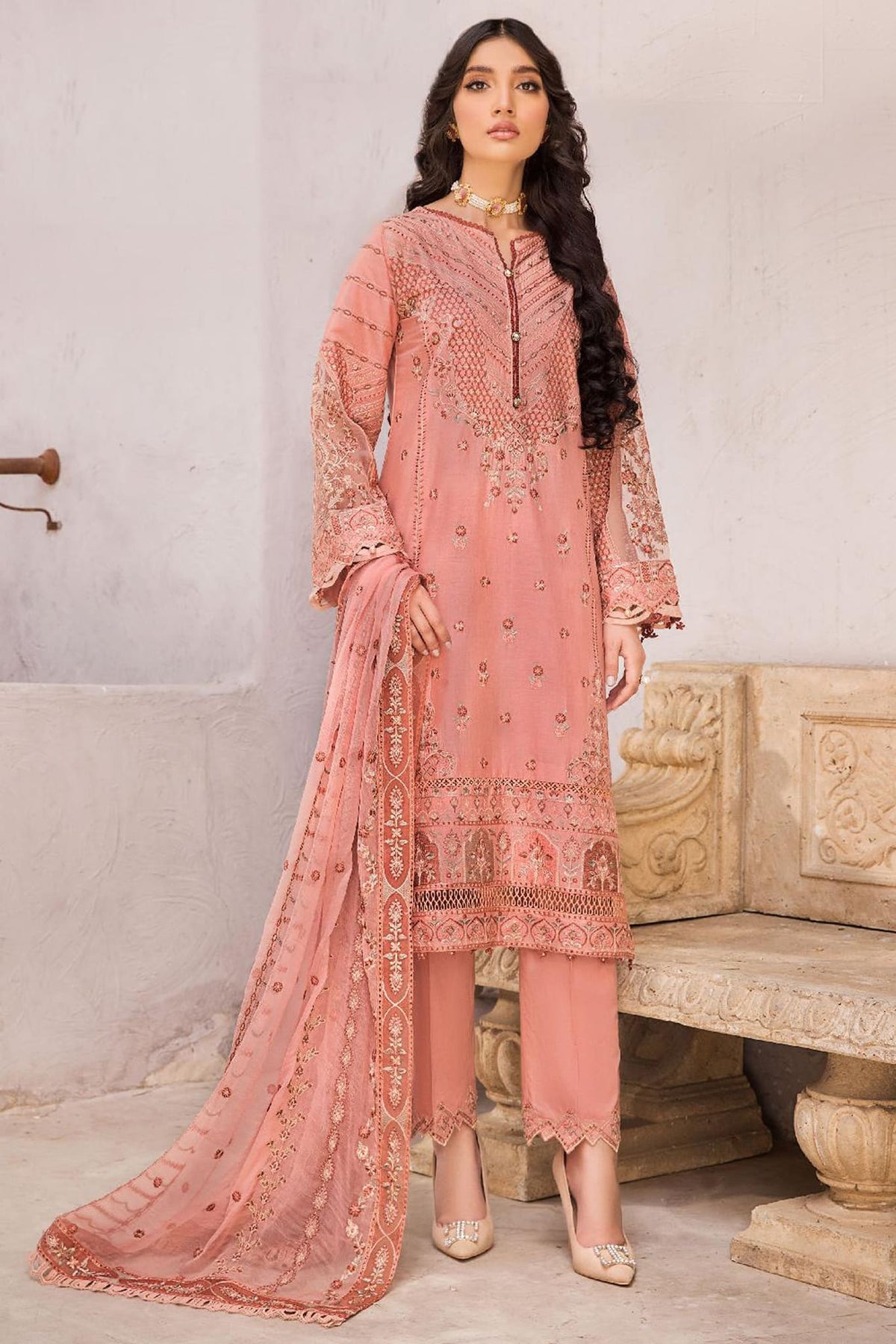 Meharmaa by Farasha Unstitched 3 Piece Eid Festive Lawn Collection'2022-07-Reet