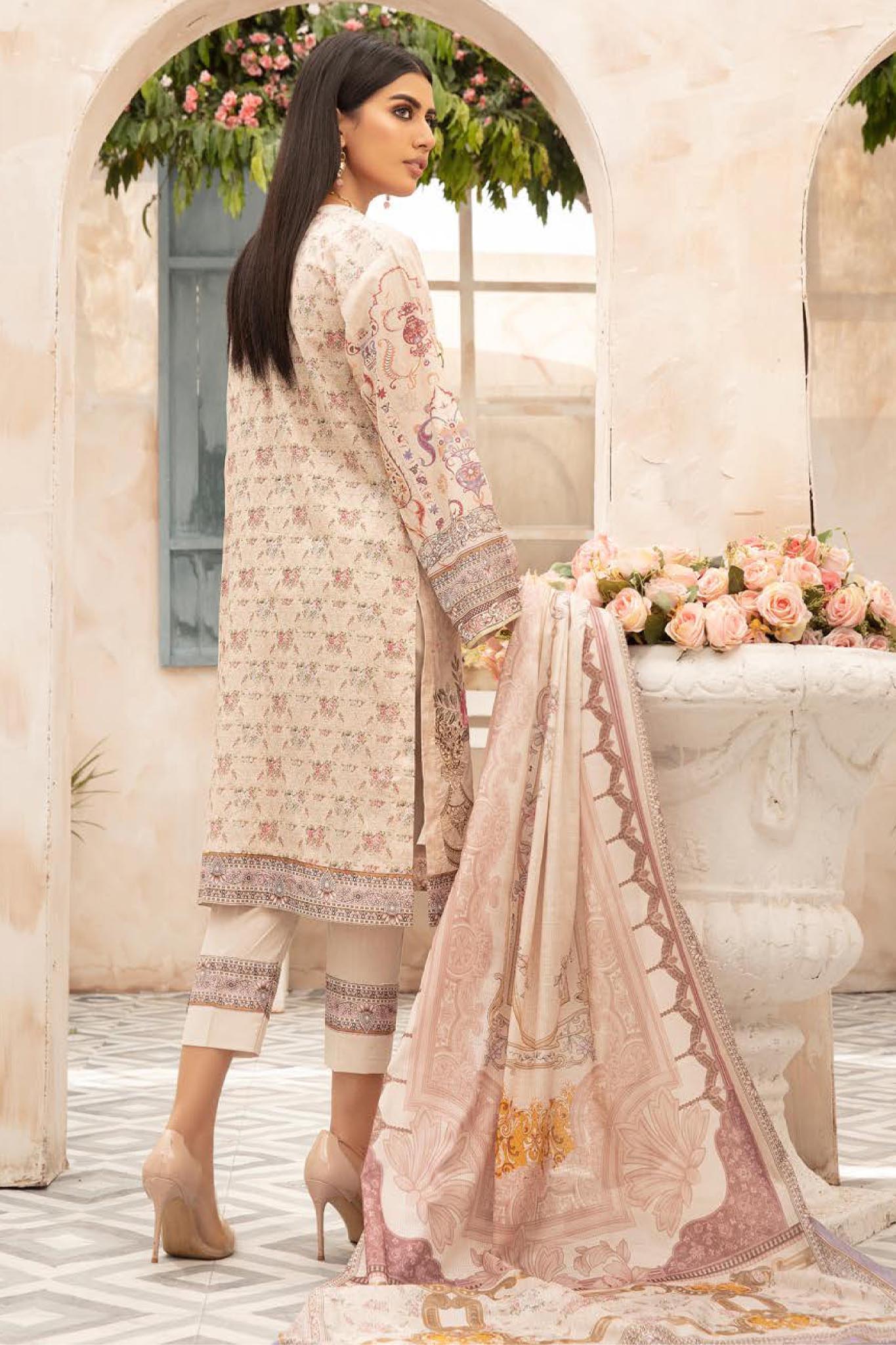 Johra by Jihan Unstitched Digital Printed Lawn Collection'2022-JH-07