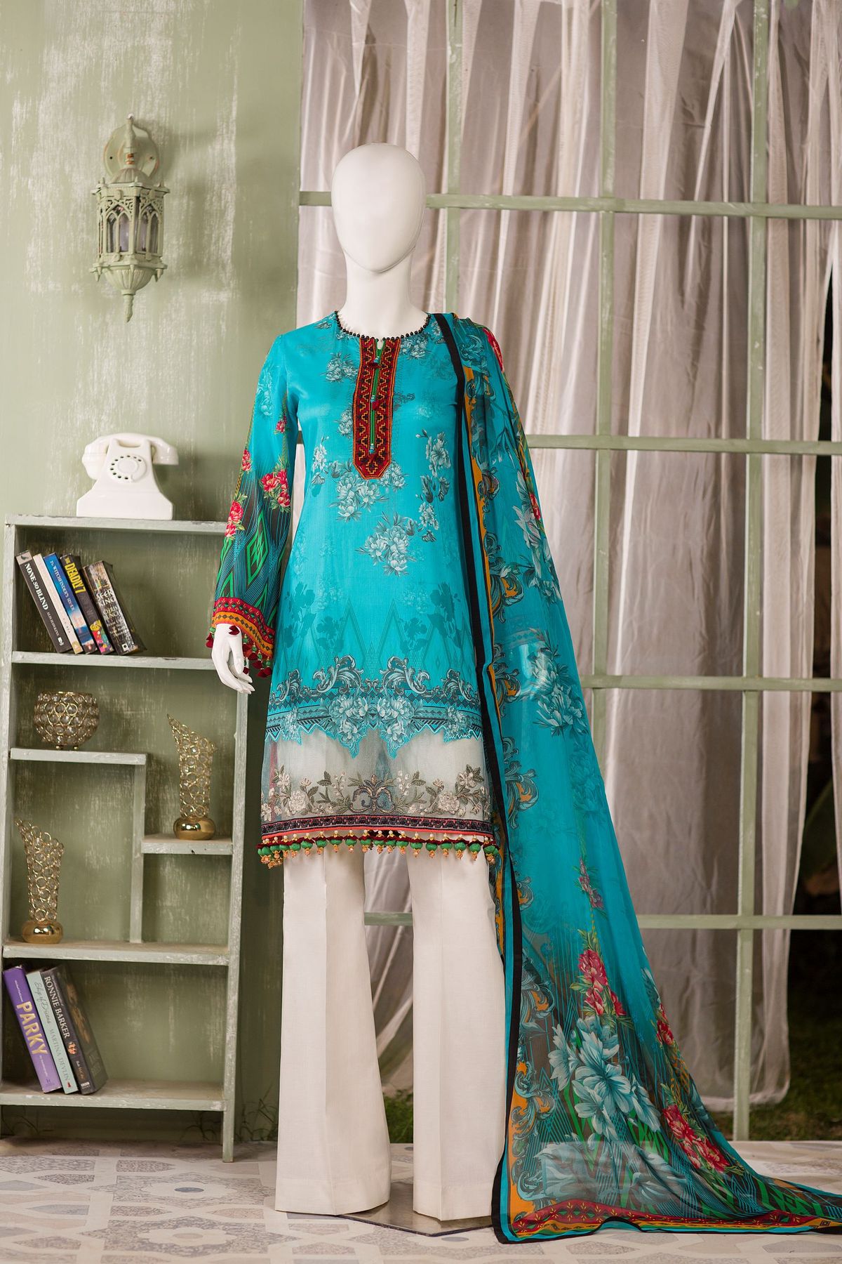 Nafeesah by Flossie Unstitched 3 Piece Lawn Vol-02 Collection’2021-NL-08