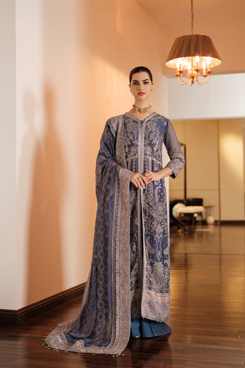 Lueur by Farasha Unstitched 3 Piece Luxury Formals Collection'2023-08-Adeline